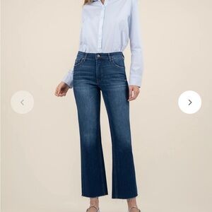 Kut from the Kloth Kelsey Fab Ab Ankle Flare Jeans